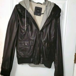 Synthetic Leather Jacket